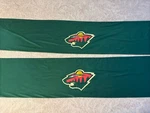 Minnesota Wild Nhl Green Curtain Sham Valance Lot Of 2 15.5X89" Sports Coverage. Fixed Price $14.99.