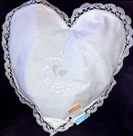 Nwt Vintage Heart Shape Cottage Nos Couch Bed Chair Pillows Hand Embroider. Fixed Price $39.99.
