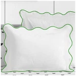 400TC Cotton Scallop Embroidery Sateen Solid Pillow Sham (set Of 2). Fixed Price $41.99.