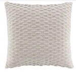 Euro Pillow Sham Cozy Knit Beige Highline Bedding Jarrah Cotton 26'' X 26". Fixed Price $19.99.