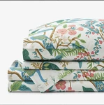 Peacock Classic Smooth Sateen Bed Sheet Set - Cream, Twin. Fixed Price $117.00.
