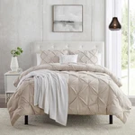 Clara Clark Linen Duvet Cover King Size - Pintuck Set 3 Piece. Fixed Price $55.23.