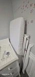 White Rectangle Baby Crib With Included Mattress, Finish. Fixed Price $175.00.