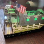 New! Disney Diecast Car Set Precision Series Sarge's Surplus Hut Lights Up! 2016. Fixed Price $250.00.