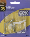 Ook 534016 1/4-INCH 20-POUND Adjustable Plastic Mirror Holders, 4-PACK. Fixed Price $14.57.
