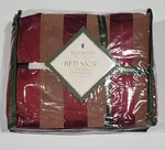 Waterford Linens Charlemont Dual King Tailored Bed Skirt Nos. Fixed Price $52.00.