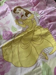 Vtg Disney Princesses Pink Ruffled Sham Pillowcases Set Of 2 Belle Repunz. Fixed Price $19.49.