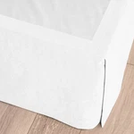 Casaluna Bed Skirt Linen Box Pleat Oeko-tex Certified, White, King. Fixed Price $17.99.