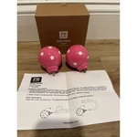 Pottery Barn Teen Dottie Finials Pink White Polka Set Of 2 New Open Box. Fixed Price $20.00.