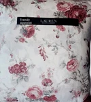 Ralph Lauren Sofia, Cotton Sateen, Reversible King Comforter Set, 3 Piece. Fixed Price $220.00.