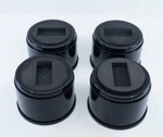 Iprimio Bed Risers - Round, 3 Inch Lift, Heavy Duty, 4 Pack, Up To 10000LBS. Fixed Price $29.99.