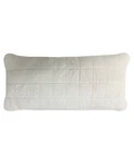 Truly Soft Windowpane Lumbar Decorative Pillow, 14 X 30 White. Fixed Price $25.50.