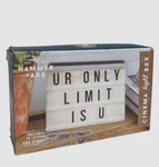 Hammer + Axe Cinema Light Box Black Series Home D Cor Table. Fixed Price $7.79.