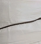 Ann Gish Queen Size White Flat Sheet Chocolate Brown Silk Trim 92 X 110. Fixed Price $90.99.