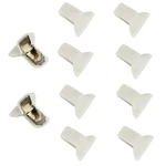 Plzoslly Pack Padded Comforter Duvet Clips, Blanket Fasteners 10PCS. Fixed Price $11.85.