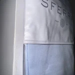 Sferra Fiona Powder Blue Continental Pillow Sham. Fixed Price $99.00.