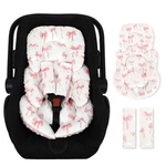 Infant Car Seat Insert Cushion, Baby Head Body Support For Girls & B.... Fixed Price $34.99.