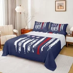 Baseball Printed Set Boys Girls American Flag Fitted Full Si.... Fixed Price $38.46.