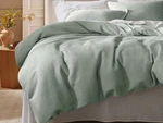 Bedsure Waffle Weave Pillow Shams Duvet Cover King Size Bedding Set Sage Green. Fixed Price $65.79.