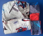 Marvel Spiderman 6 Pc Queen Bed Set Flat/fitted Sheets 4 Pillowcases Great Story. Fixed Price $49.99.