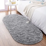 Homore Ultra Soft Modern Oval Rugs For Bedroom, 2.6' X 5.3' Gray. Fixed Price $39.91.