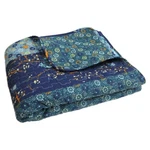 Lush Decor Royal Empire Reversible Cotton Throw 60 By 50-INCH, Peacock. Fixed Price $53.96.