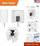 Large Twin Door Outlet Safety Box - Secure And Stylish Babyproofing Solution. Fixed Price $16.99.