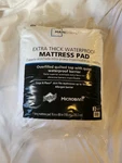 Extra Thick Waterproof Mattress Pad Quilted King Mainstays. Fixed Price $99.99.