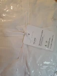 Pottery Barn Belgian Flax Linen California King, White, Box Spring Cover. Fixed Price $40.00.