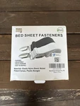 New Nip Tour Roy Bed Sheet White Elastic Strap Fasteners. Fixed Price $7.00.