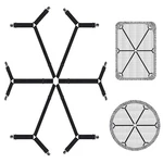 Sheet Fasteners Adjustable Elastic Bed Holder Straps For Fullqueenking .... Fixed Price $11.87.