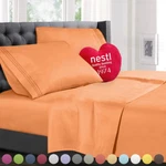 All Unique Sizes Brushed Soft Microfiber Hotel Bed Sheets, Deep Pocket Set. Fixed Price $28.99.