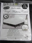 Twin Vinyl Zippered Mattress Cover 100% Waterproof Bed-bug Dust Protector. Fixed Price $13.90.