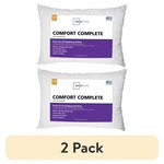 Mainstays Comfort Complete Bed Pillow, Standard/queen (2 Pack). Fixed Price $9.98.