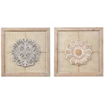 Sei Furniture Lamsting Wall Panels Natural/distressed White (set Of 2). Fixed Price $115.46.