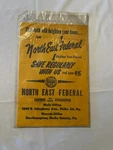 Vintage North East Federal Savings And Loan Co-sham Advertising Cleaning Cloth. Fixed Price $9.99.