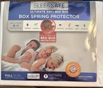 Sleep Safe Box Spring Protector, Size Full, Machine Washable. Fixed Price $25.00.