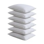 Fresh Ideas Queen Cotton Zippered Pillow Protectors - 6 Pack. Fixed Price $37.68.