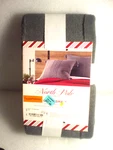 North Pole Trading Co. Cable Knit Gray Euro Shams 26"X26" (4 Sets Ava.) New. Fixed Price $15.99.
