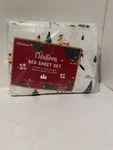 Christmas Bed Sheet Set Queen. Fixed Price $19.99.
