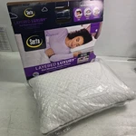 Serta Layered Luxury Gel Memory Foam Zip/unzip Standard Queen Pillow White Nob. Fixed Price $52.16.
