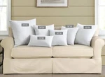 Euro Cases 26 X (set Of 2, White),down Cushions, Pillows. Fixed Price $43.99.
