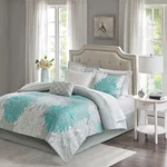 Madison Park Essentials Maible 9-PIECE Cozy Bed In Bag Set With Floral Damask. Fixed Price $155.99.
