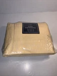 New Jc Penny Home Collection Twin Sheet Piece Set 230 Thread Yellow Checkered. Fixed Price $19.95.