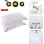 Quilted Pillow Shams Set 2, Decorative Microfiber Standard Bed Sham.... Fixed Price $43.99.