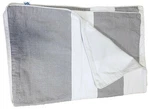 2PC Southern Tide Breakwater Pillow Shams Standard White Gray Stripe Cotton Nwop. Fixed Price $16.00.