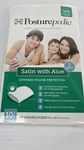 Sealy Posturepedic Satin Aloe Zippered Pillow Protector Standard/queen White. Fixed Price $29.00.