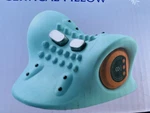 New!! Dr.meeti Heated Wave Vibration Electric Cervical Pillow Light Blue. Fixed Price $40.00.