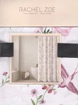 Rachel Zoe Birds & Bows Fabric Shower Curtain Pink Floral 72"X72" Green Shabby. Fixed Price $29.99.