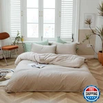 Amwan Apricot Beige Duvet Cover Twin Taupe Khaki Solid Color Bedding. Fixed Price $96.95.